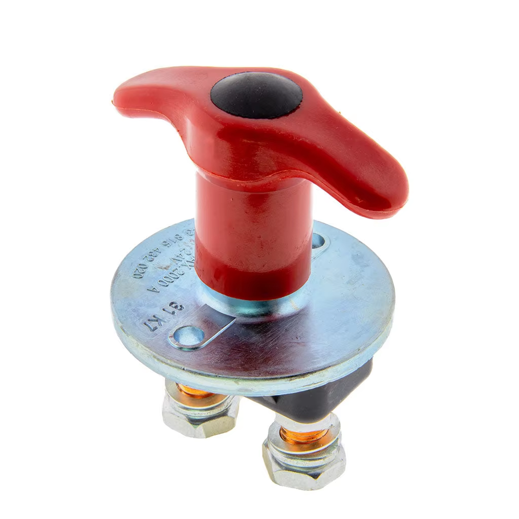 Universal Fuse Holder Transparent Screwed Cover Heat Resistant Flip Metal Battery Circuit Breaker Switch 12V - 24V - 250A